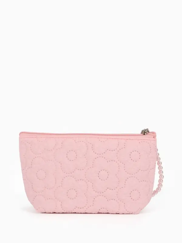 Косметичка дор Цветок 22*6*16, отд на молнии, розовый