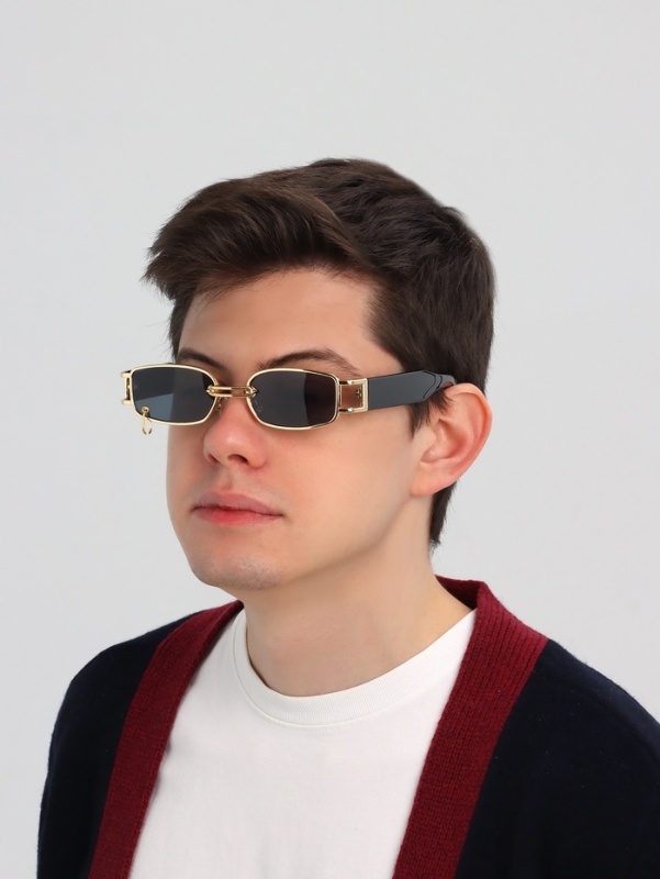 Очки солнцезащитные OneSun, UV 400, линза 3.2 х 5.3 см, ширина 14.6 см, дужка 15.6 см, черные дужки Очки солнцезащитные OneSun, UV 400, линза 3.2 х 5.3 см, ширина 14.6 см, дужка 15.6 см, черные дужки