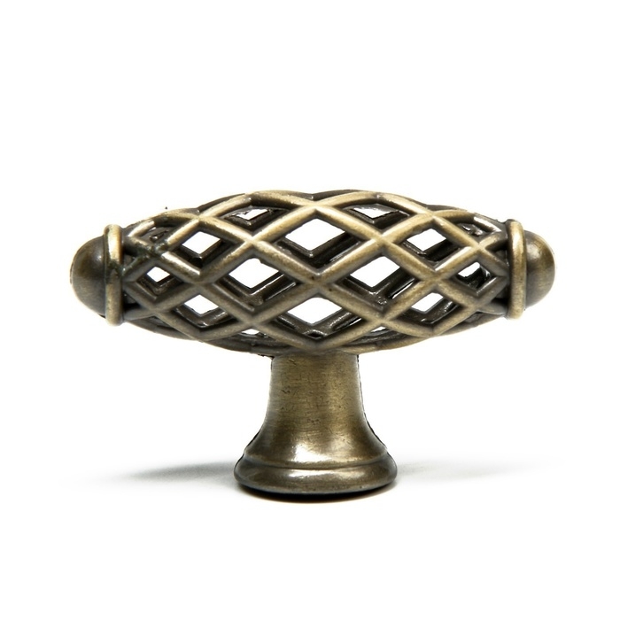 Ручка кнопка ТУНДРА PK039AB, цвет бронза, 8 шт TMP Ручка кнопка ТУНДРА PK039AB, цвет бронза, 8 шт TMP