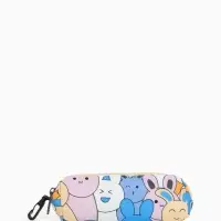 Рюкзак школьный &laquo;Зайки&raquo;, с пеналом, 29&times;12&times;41 см, разноцветный