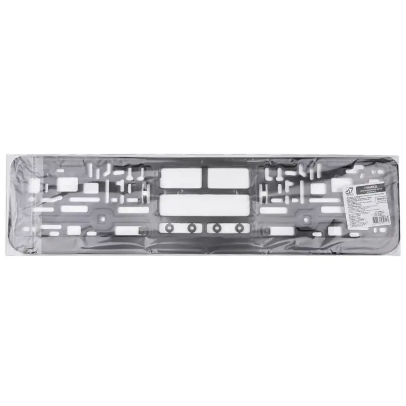 Рамка под номерной знак книжка (черная) JT JRN-01