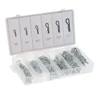 Набор шплинтов с фиксацией ТУНДРА krep, 150 предметов