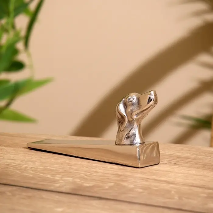 Стоппер дверной &laquo;Собака&raquo;, 15&times;3.5&times;8 см, алюминий
