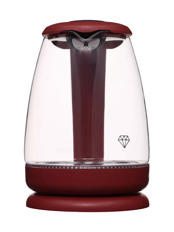 Чайник HYK-G1002 1.7л. 2200Вт бордовый