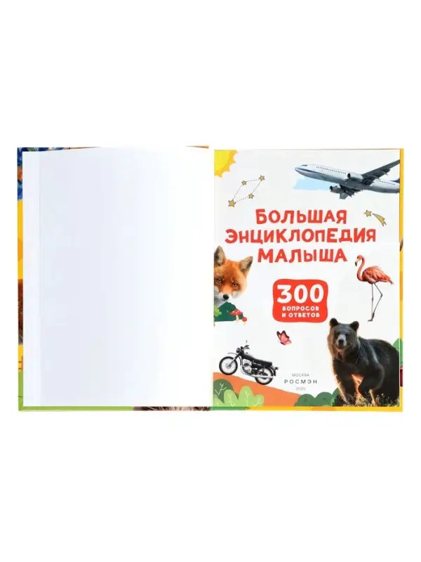 Большая энциклопедия малыша &laquo;300 вопросов и ответов&raquo;, 144 стр.