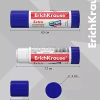 Клей-карандаш, ErichKrause Extra, PVP, усиленный, 8 г