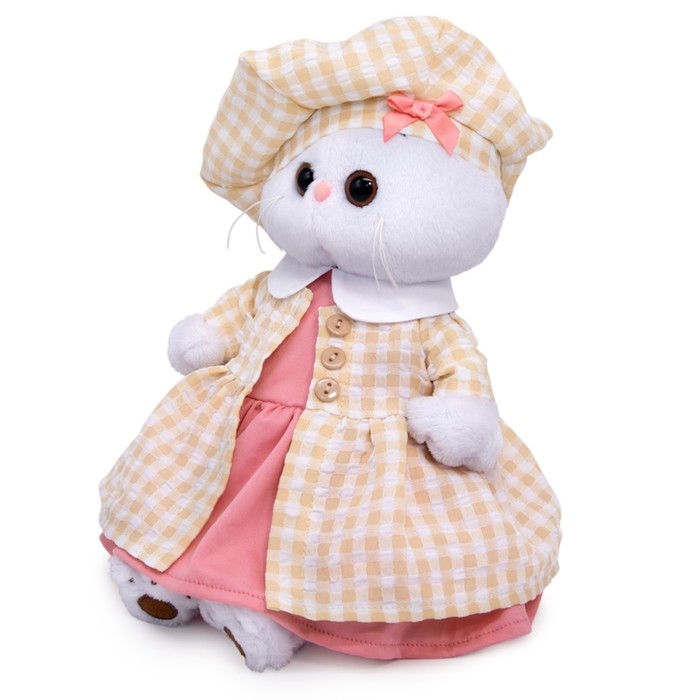 Мягкая игрушка «Ли-Ли в летнем пальто в клетку», 24 см