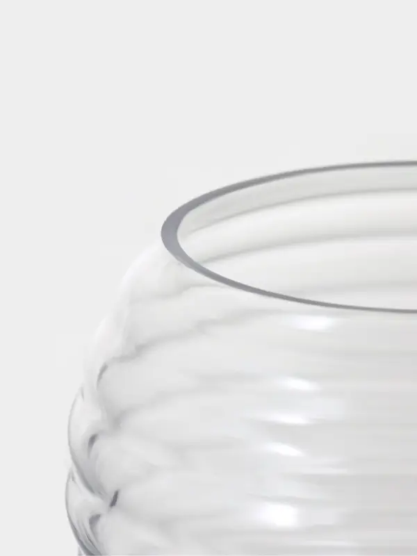 Конфетница Доляна &laquo;Волны&raquo;, 14&times;11 см, стекло, прозрачная