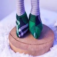 Фигура текстиль «Гном в зелёном» 54 см, 1 LED, от батареек AG13×3, свечение тёплое белое