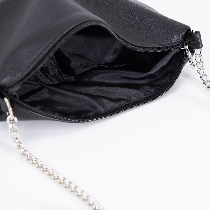 Сумка кросс-боди на молнии, цвет чёрный Сумка кросс-боди на молнии, цвет чёрный