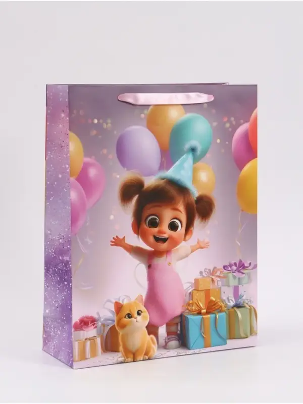 Пакет подарочный &laquo;Радость&raquo;, 31&times;40&times;11.5 см