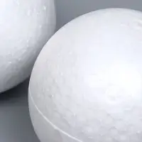 Шар из пенопласта для поделок и творчество, набор 2 шт., 9 см