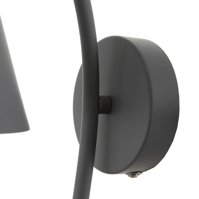 Бра 1670/1GY E27 40Вт серый 22х12х34,5 см