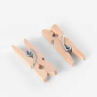 Прищепки для шитья, 2.5&times;0.8 см, 50 шт., бежевые