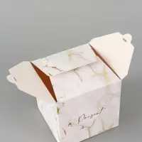 Коробка подарочная складная &laquo;Мрамор&raquo;, 12&times;12&times;12 см