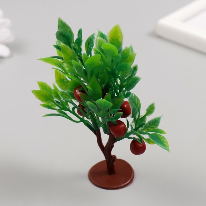 Искусственное растение для творчества пластик Искусственное растение для творчества пластик "Куст яблони" 7,5х10 см