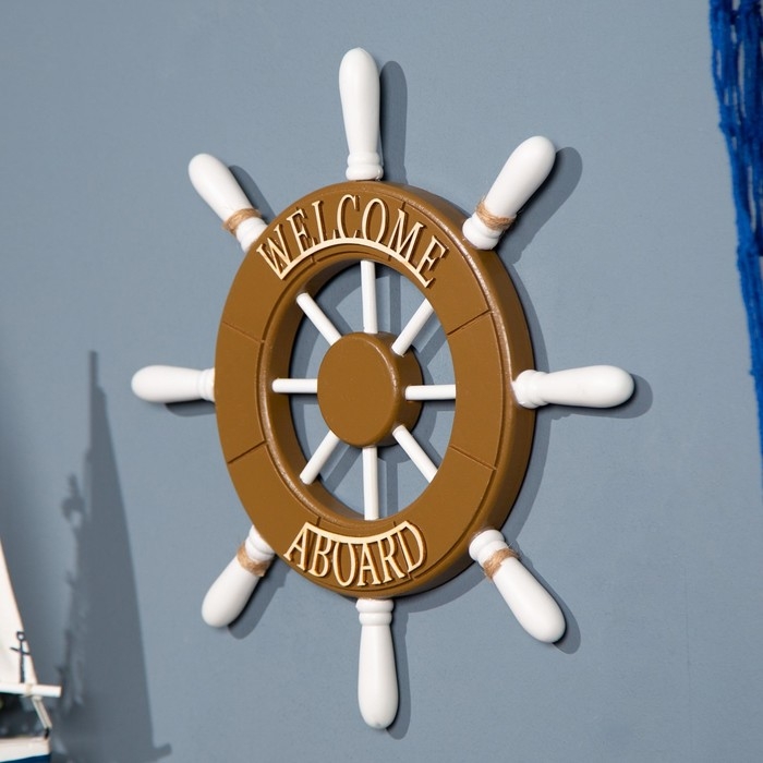 Сувенир интерьерный Сувенир интерьерный "Штурвал" 33см