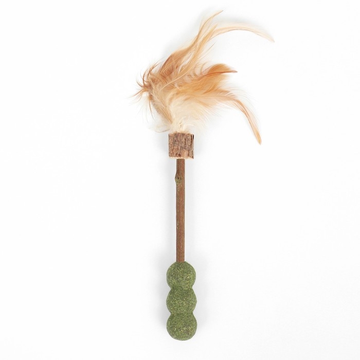 Игрушка для кошек  Игрушка для кошек "Стрела" из прессованной кошачьей мяты и мататаби, 14 см