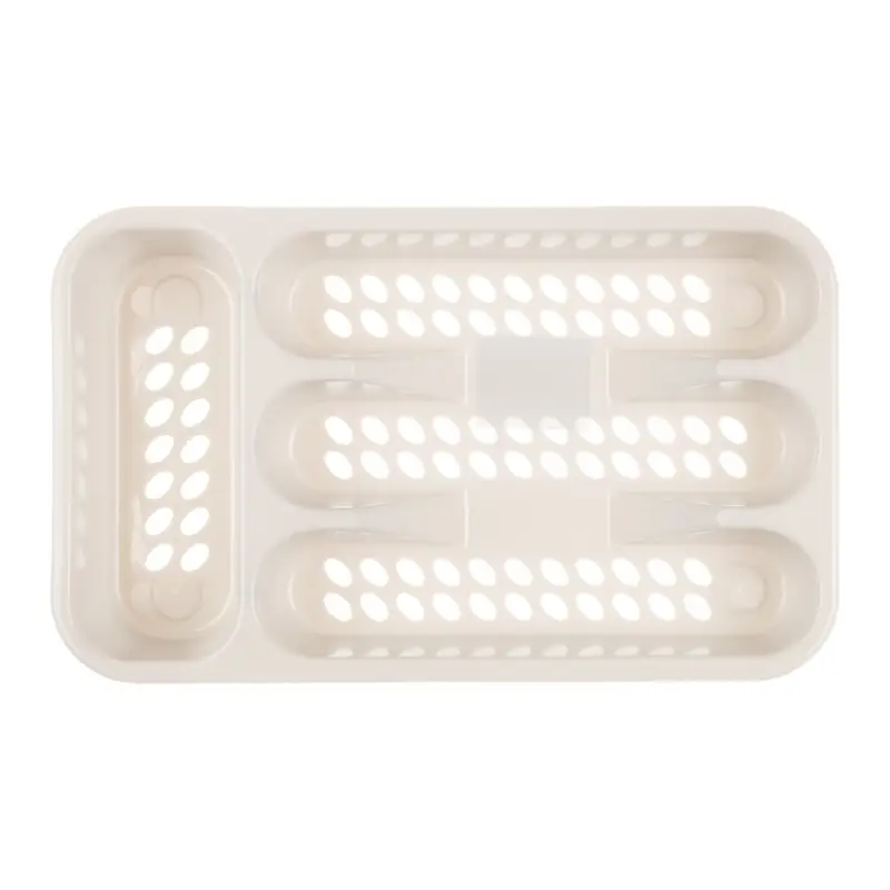 Лоток для столовых приборов тм VETTA Кантри, 4 секции, 33х19,5х4,5см, пластик