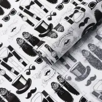 Бумага упаковочная тишью «Мужские атрибуты», 50 х 70 см Бумага упаковочная тишью «Мужские атрибуты», 50 х 70 см