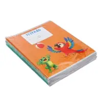 Тетради 10 штук, 18 листов в клетку Calligrata KIDS, блок офсет, 5 видов