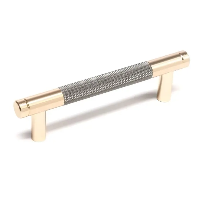 Ручка-рейлинг CAPPIO CRYSTAL, м/о 96 мм, цвет золото/серый