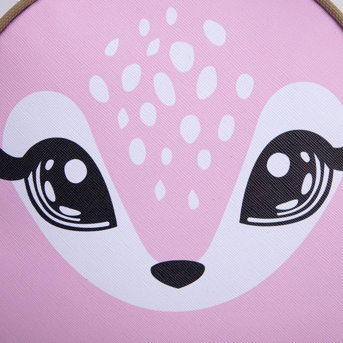 Рюкзак детский из искусственной кожи «Олененок», 30×25 см, розовый