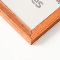 Фоторамка дерево 21х30 см, орех №2 (пластиковый экран)