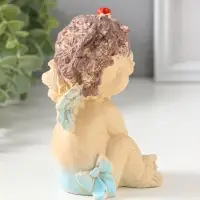 Фигурка полистоун &laquo;Ангелочек с божьей коровкой&raquo;, цветной, 9&times;7&times;15 см