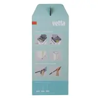 Набор для уборки с отжимом и сменной насадкой тм VETTA, доп.насадка, ведро 5л, пластик, металл