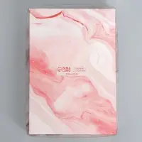 Кондитерская упаковка, коробка для макарун с пластиковой крышкой, «Цвети от счастья», 18 х 12 х 3.5 см