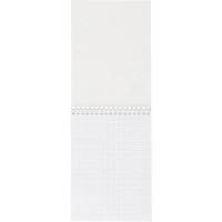 Блокнот А5 60л Attache Metallic Фиолет клетка, греб, картон, фольга