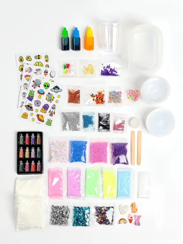 Слайм своими руками &laquo;Мега набор. Сделай слайм&raquo;, 50+ предметов