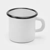 Кружка эмалированная &laquo;Белоснежная&raquo;, 380 мл, белая
