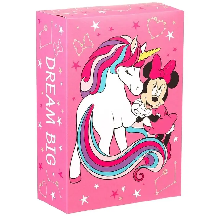 Подарочная коробка, складная, 6х23х7.5 см, Минни Маус и Единорог Подарочная коробка, складная, 6х23х7.5 см, Минни Маус и Единорог