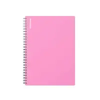 Тетрадь на спирали ErichKrause. Pastel А5, 80 листов, в клетку, пластиковая обложка, блок офсет, белизна 100%, МИКС