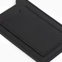 Обложка для автодокументов, СТС и права, 9&times;0.3&times;12.5 см, чёрная