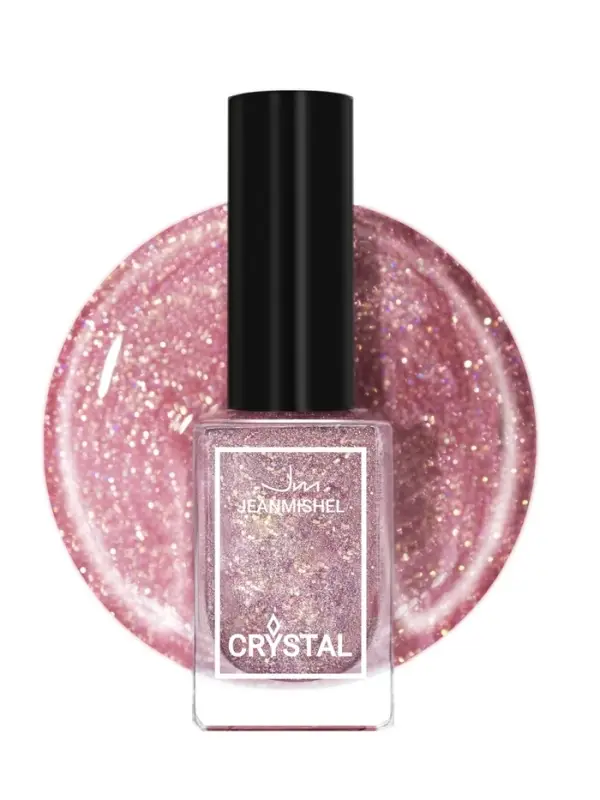 Лак для ногтей с эффектом голографии 3D частиц, JEANMISHEL, CRYSTAL, тон 712, 12 мл