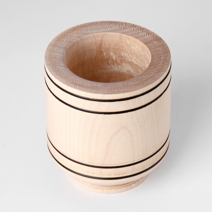 Ступка для специй с пестиком деревянная, микс Ступка для специй с пестиком деревянная, микс