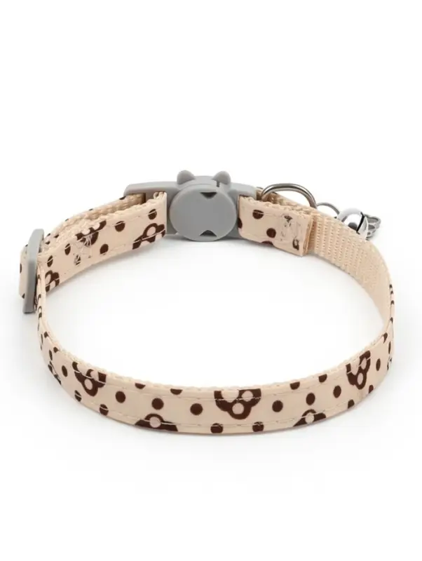 Набор ошейников для кошек &laquo;Лапки&raquo;, 19-32&times;1 см, 2 шт.