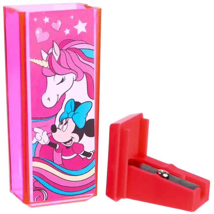 Точилка пластиковая прямоугольная, «Минни Маус»