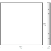 Светильник светодиодный FERON AL2115 36W 6500К IP40 матовый (21083)