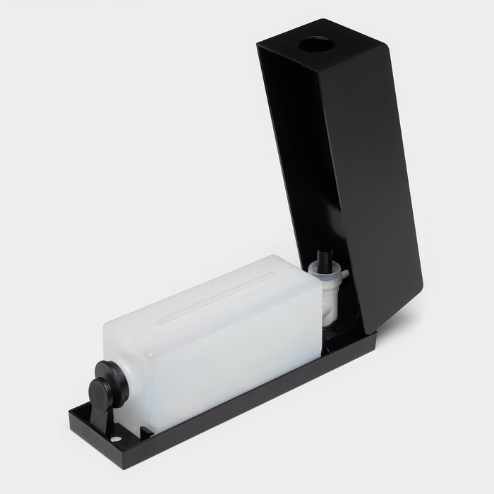 Диспенсер для мыла SAVANNA, механический, 600 мл, пластик, чёрный Диспенсер для мыла SAVANNA, механический, 600 мл, пластик, чёрный