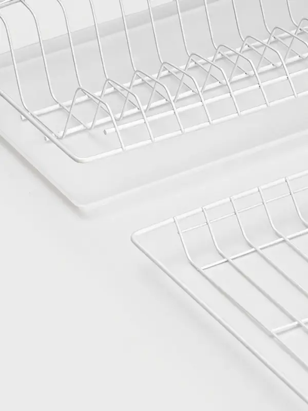 Сушилка для посуды с поддоном для шкафа 50 см, 46.5&times;25.6 см, белая