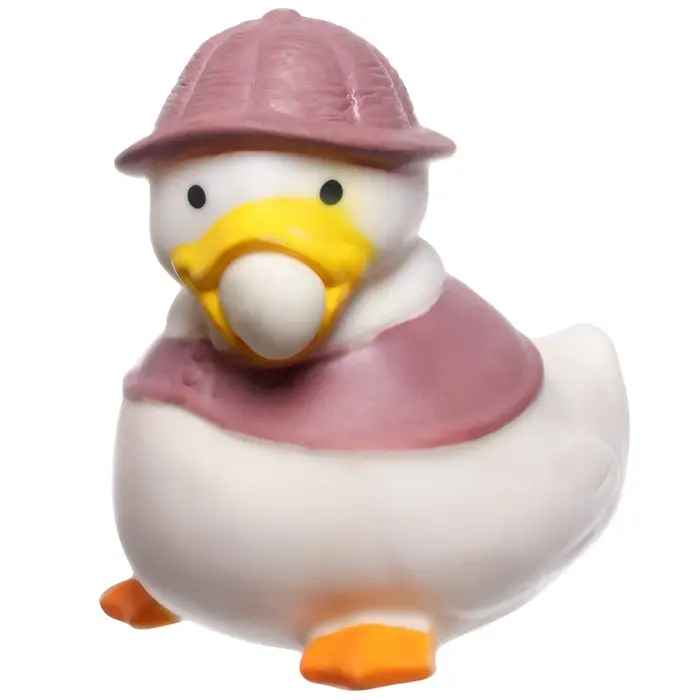 Резиновая игрушка для ванны Крошка Я &laquo;Утенок с пузырем&raquo;, 6 см, МИКС
