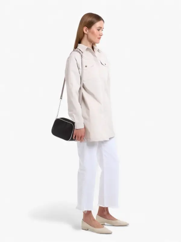 Сумка женская кросс-боди TEXTURA на молнии, 27&times;6&times;19 см, тёмно-коричневая