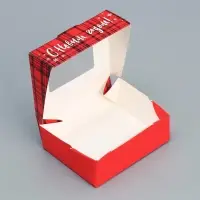 Коробка складная «Веточки», 10 х 8 х 3.5 см