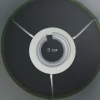 Абажур BayerLux &laquo;Кантри. Рогожка&raquo;, E27 или E14, зелёный, 25&times;25&times;18 см