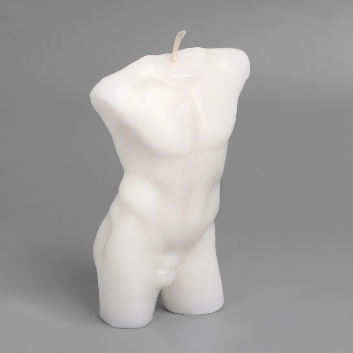 Набор свечей на подставке  Набор свечей на подставке "Мужчина и женщина", бело-розовая подставка