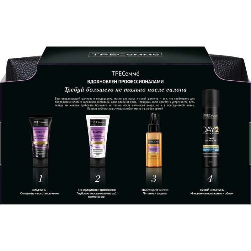 Подарочный набор Тресеммe женский для волос в косметичке